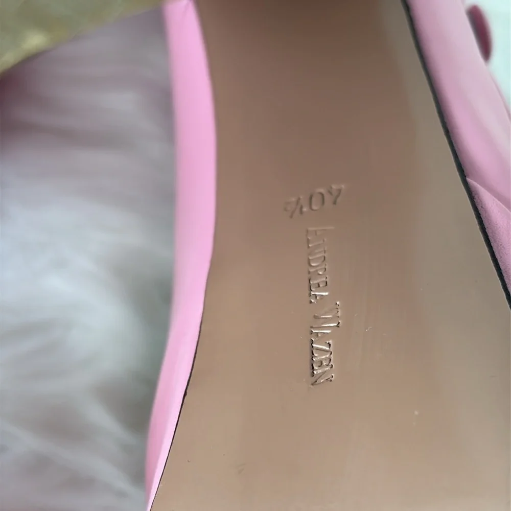 Andrea Wazen “Double Jeu” Platform Mary‎ Jane Pumps